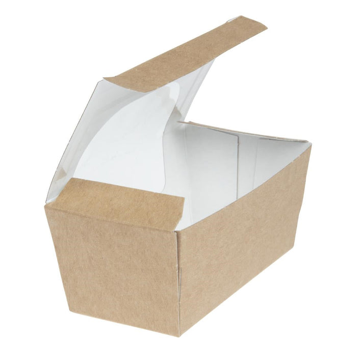 Colpac Compostable Kraft Cake Boxes with Window Small (500 Pack) Colpac