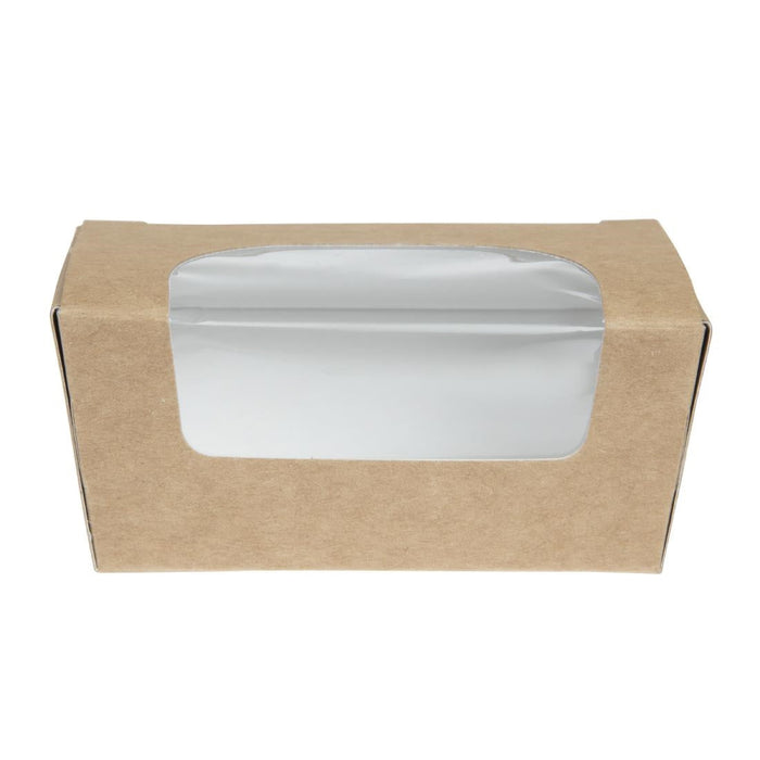 Colpac Compostable Kraft Cake Boxes with Window Small (500 Pack) Colpac