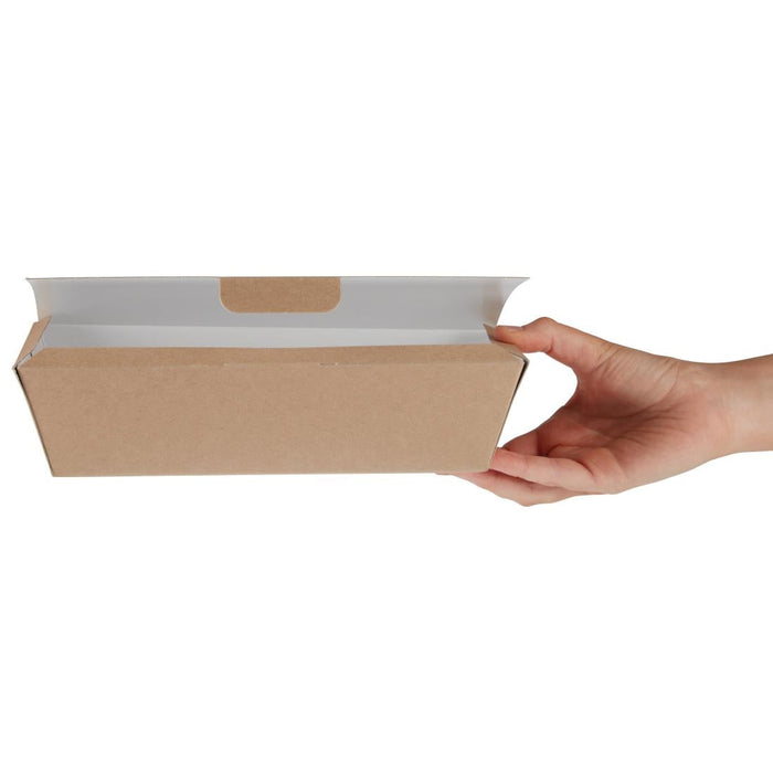 Colpac Compostable Kraft Food Boxes 250mm (150 Pack) Colpac