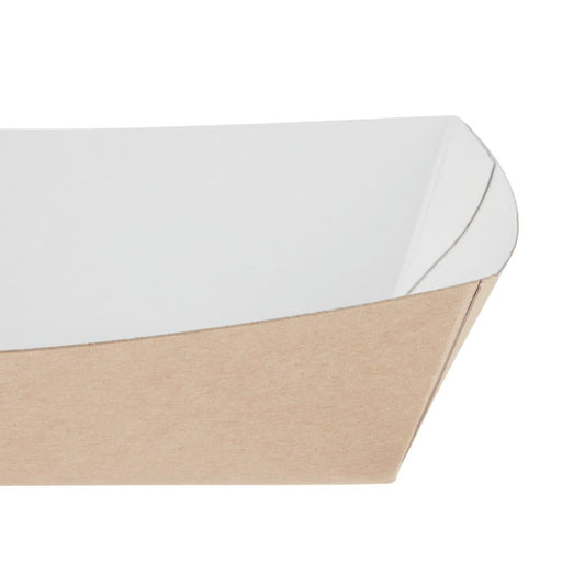 Colpac Compostable Kraft Food Trays Large 220mm (250 Pack) Colpac