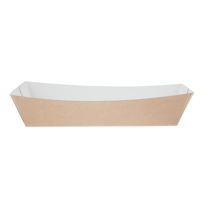 Colpac Compostable Kraft Food Trays Large 220mm (250 Pack) Colpac