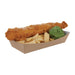 Colpac Compostable Kraft Food Trays Large 220mm (250 Pack) Colpac