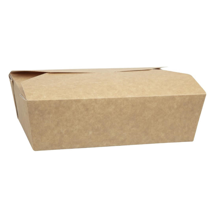 Colpac Recyclable Kraft Microwaveable Food Boxes 1950ml / 68oz (200 Pack) Colpac