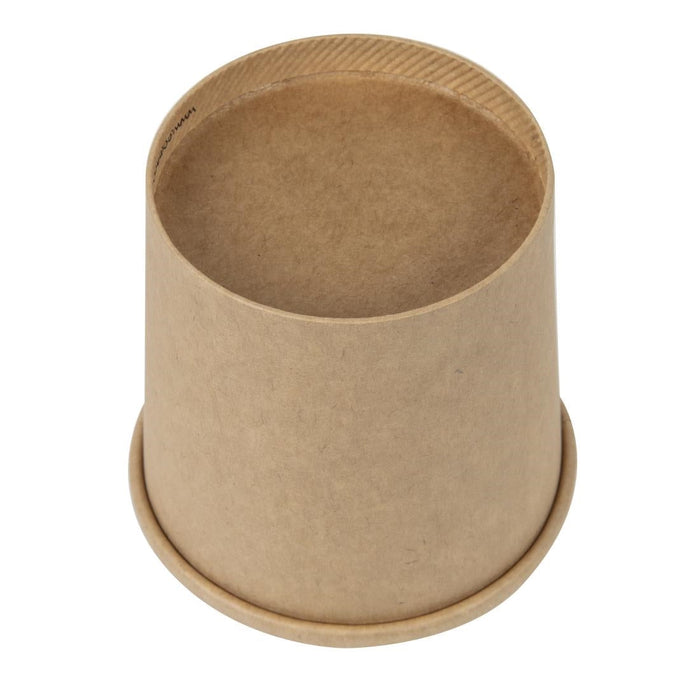 Colpac Recyclable Kraft Microwavable Soup Cups 350ml (500 Pack) Colpac