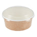 Colpac Recyclable Kraft Salad Pots With Lid Small 700ml (150 Pack) Colpac