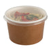 Colpac Recyclable Kraft Salad Pots With Lid Small 700ml (150 Pack) Colpac