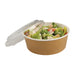 Colpac Recyclable Kraft Salad Pots With Lid Large 1300ml (150 Pack) Colpac