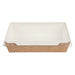 Colpac Fuzione Recyclable Paperboard Food Trays With Lid 1000ml / 35oz Colpac