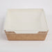 Colpac Fuzione Recyclable Paperboard Food Trays With Lid 1000ml / 35oz Colpac