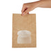 Colpac Recyclable Paper Sandwich Bags With Window Kraft (250 Pack) Colpac