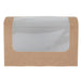 Colpac Compostable Kraft Sandwich Packs With PLA Window (500 Pack) Colpac
