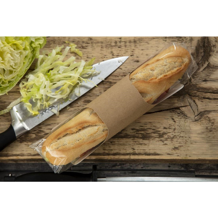 Colpac Clasp Clip Recyclable Kraft Baguette Packs (500 Pack) Colpac