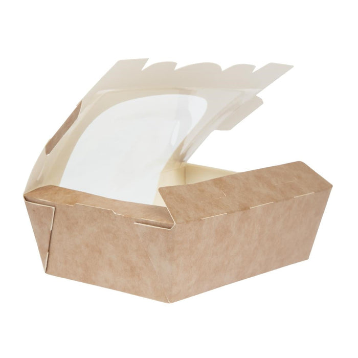 Colpac Zest Compostable Kraft Medium Salad Box 825ml/29oz (250 Pack) Colpac