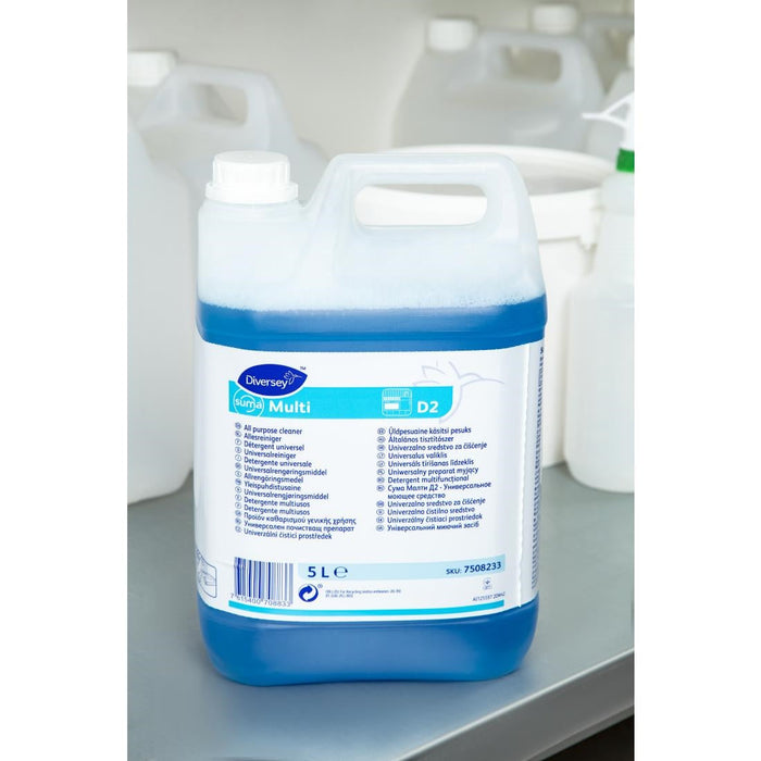 Suma D2 All-Purpose Cleaner Concentrate 5Ltr Diversey