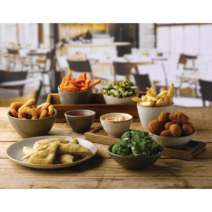 Churchill Stonecast Round Coupe Plate Barley White 200mm (12 Pack) Churchill