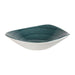 Churchill Stonecast Patina Triangular Bowls Rustic Teal 21oz 235mm (12 Pack) Churchill