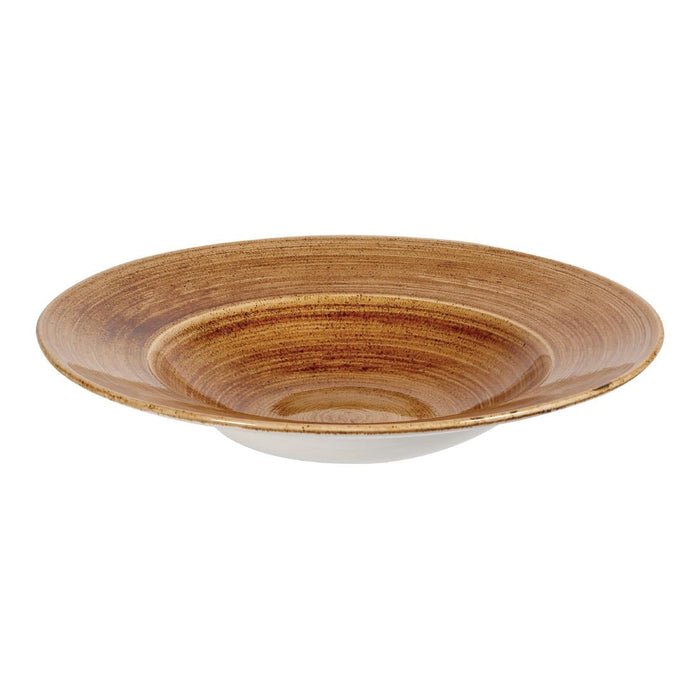 Churchill Stonecast Patina Wide Rim Bowls Vintage Copper 16.5oz 280mm Churchill