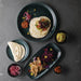 Churchill Stone Oblong Chef Plates Aquamarine 189 x 355mm (6 Pack) Churchill