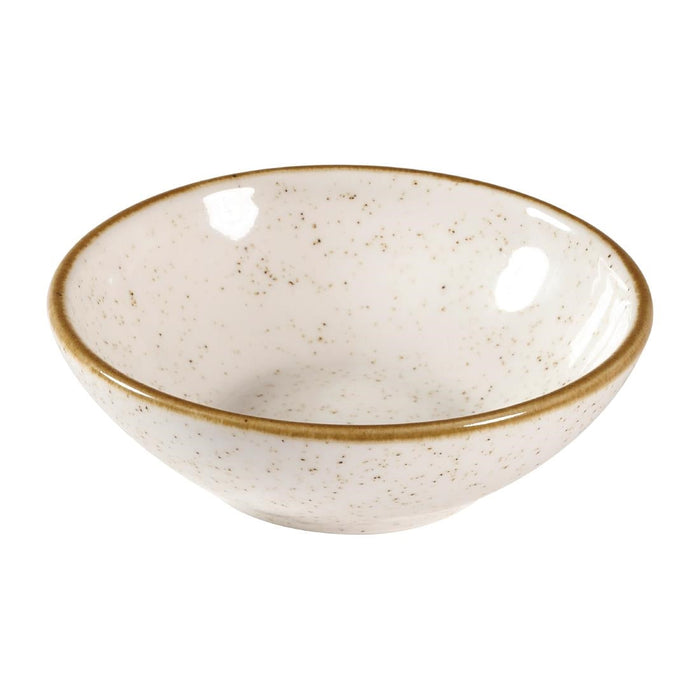 Churchill Stonecast Shallow Bowls Barley White 7oz 116mm (12 Pack) Churchill