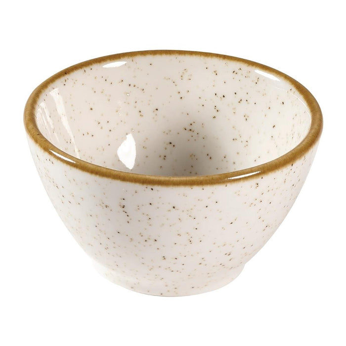 Churchill Stonecast Dip Pots Barley White 4oz 85mm (24 Pack) Churchill