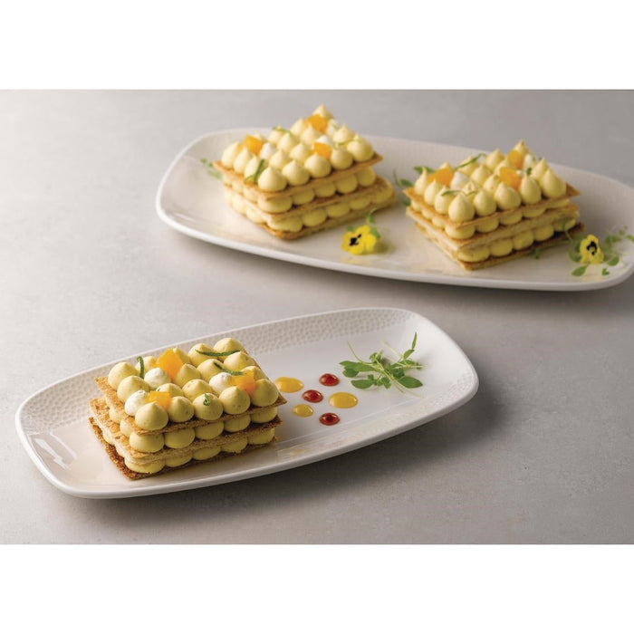 Churchill Isla Oblong Plates White 150 x 295mm (12 Pack) Churchill