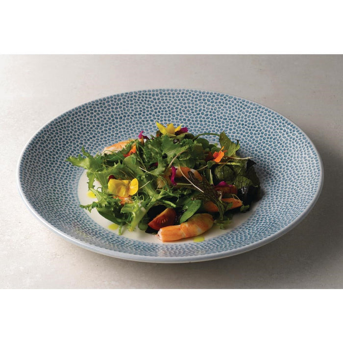 Churchill Isla Deep Coupe Plates Ocean Blue 281mm (12 Pack) Churchill
