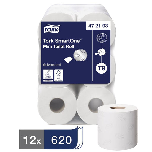 620 Sheets per Roll. 2-Ply. Pack Quantity: 12