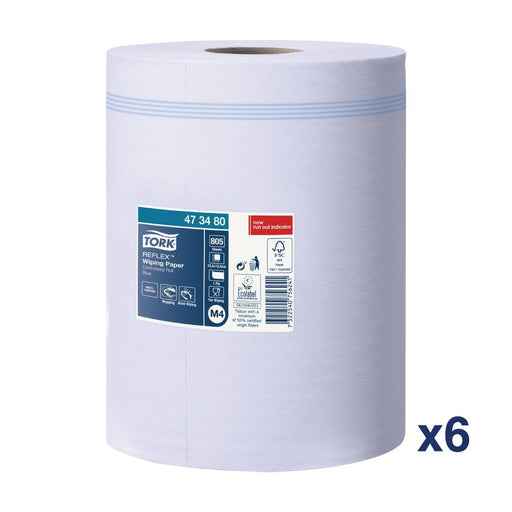 805 Sheets per Roll. 1-Ply. Pack Quantity: 6