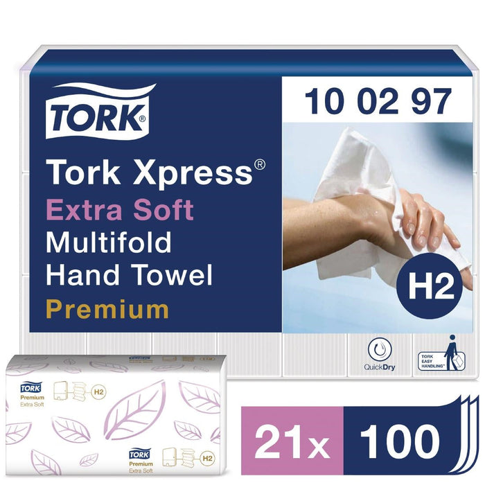 Tork Xpress Extra-Soft Multi-Fold Hand Towels 2-Ply (2100 Pack) Tork