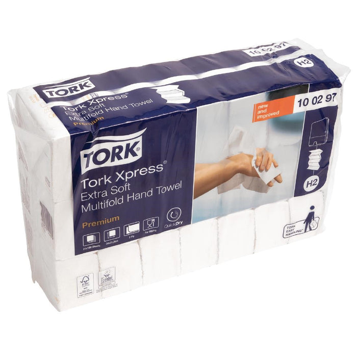Tork Xpress Extra-Soft Multi-Fold Hand Towels 2-Ply (2100 Pack) Tork