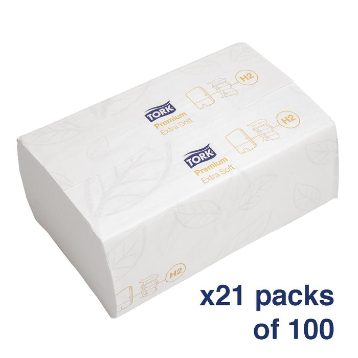White. 2-Ply. Pack Quantity: 2100