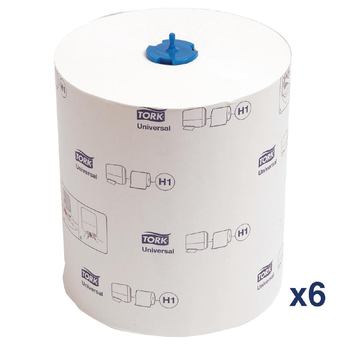 White. 1-Ply. Roll Length: 280m. Pack Quantity: 6