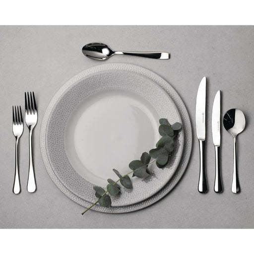 Churchill Isla Footed Plate Shale Grey 276mm (12 Pack) Churchill