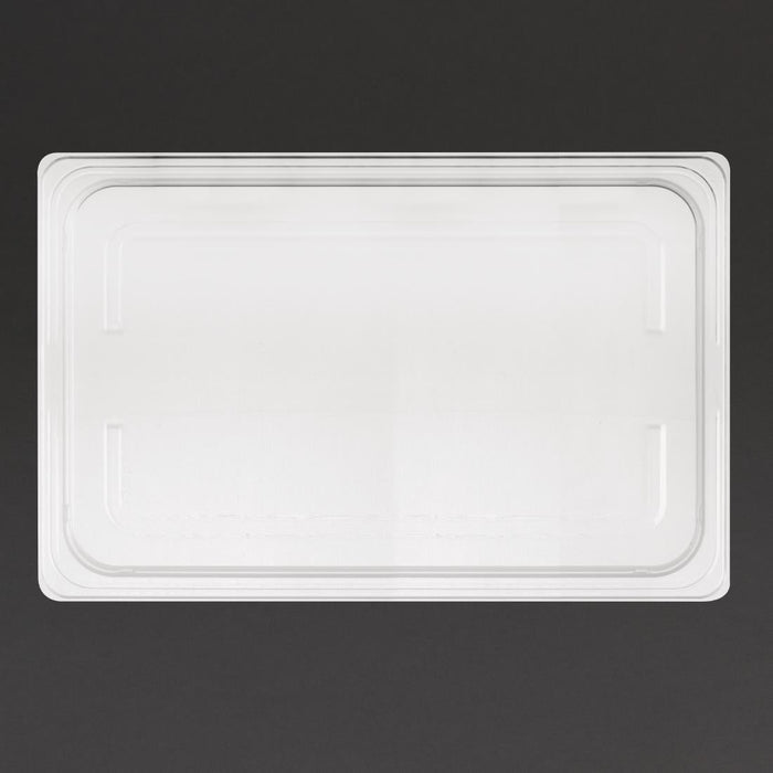 Nisbets Essentials Polypropylene 1/1 Gastronorm Lid Clear Nisbets Essentials