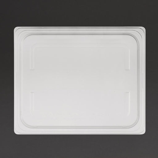 Nisbets Essentials Polypropylene 1/2 Gastronorm Lid Clear Nisbets Essentials