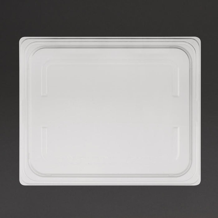 Nisbets Essentials Polypropylene 1/2 Gastronorm Lid Clear Nisbets Essentials