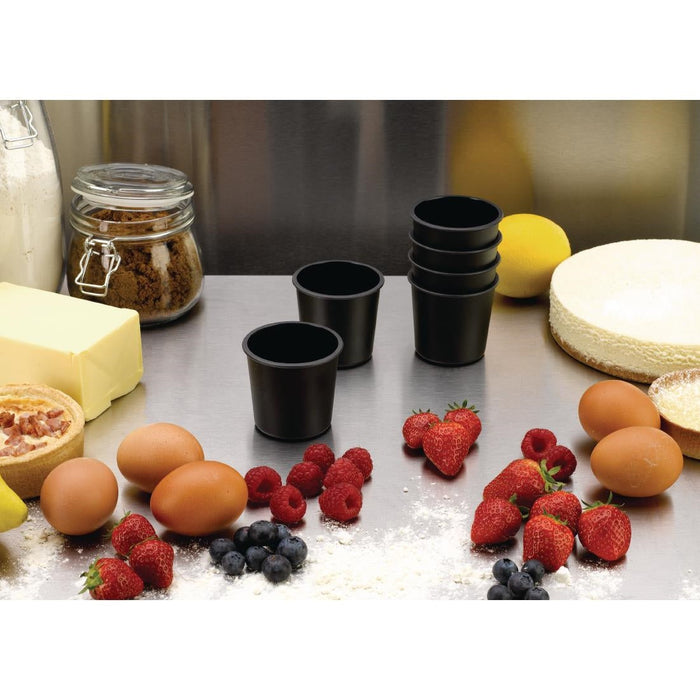 Matfer Bourgeat Exoglass Dariole Mould 60mm (6 Pack) Matfer Bourgeat