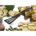Matfer Bourgeat Pelton Exoglass Slotted Spatula 30cm Black Matfer Bourgeat