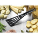 Matfer Bourgeat Pelton Exoglass Slotted Spatula 30cm Black Matfer Bourgeat