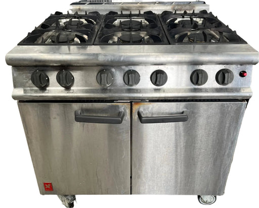 Falcon G3101 6 Burner Oven Range Cooker Natural Gas-Refurbished Canmac Refurbished