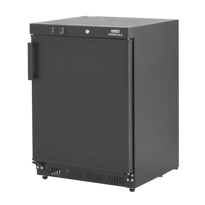 Nisbets Essentials Undercounter Refrigerator Black - 150Ltr Nisbets Essentials