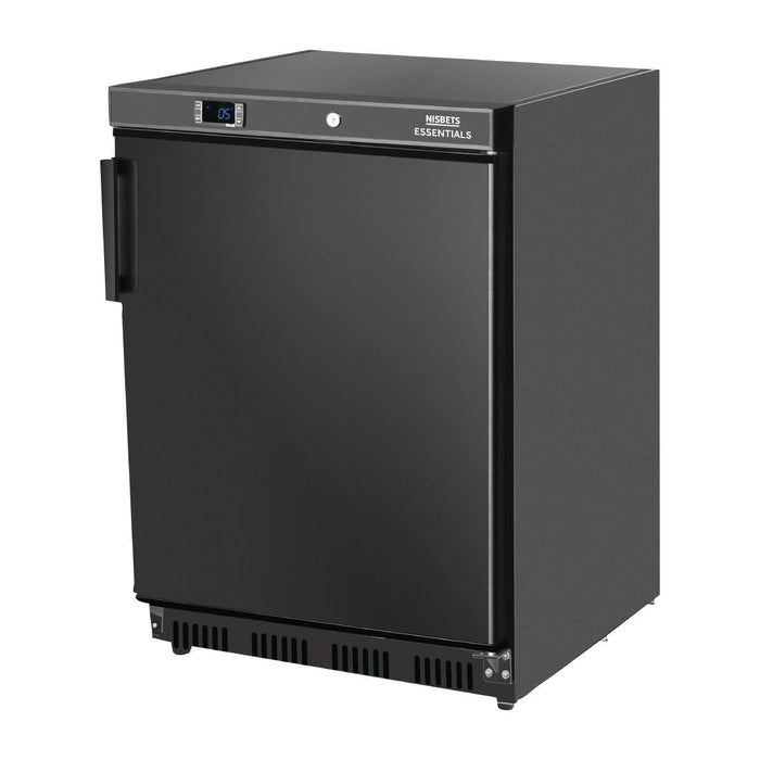 Nisbets Essentials Undercounter Refrigerator Black - 150Ltr Nisbets Essentials
