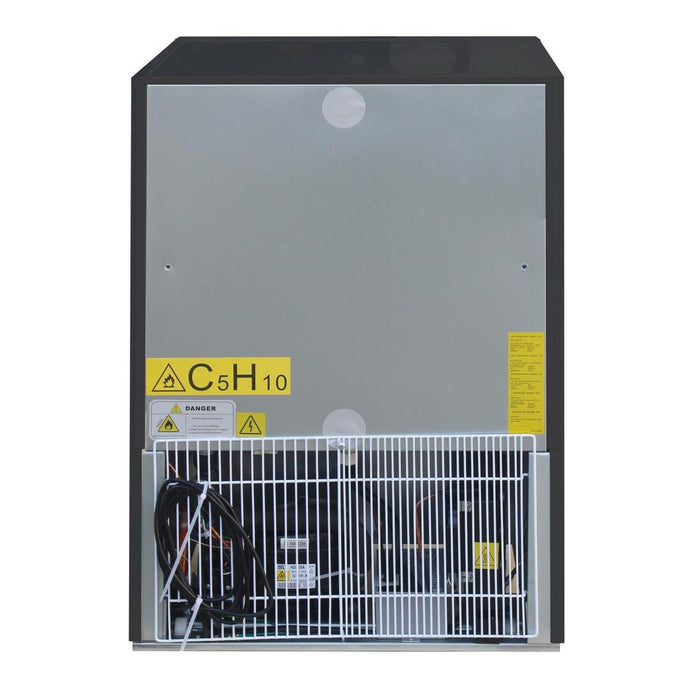Nisbets Essentials Undercounter Refrigerator Black - 150Ltr Nisbets Essentials