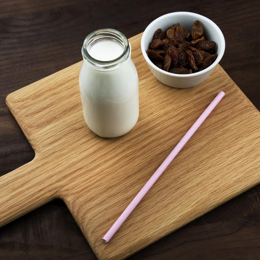 Fiesta Compostable Paper Straws Pink (250 Pack) Fiesta Compostable