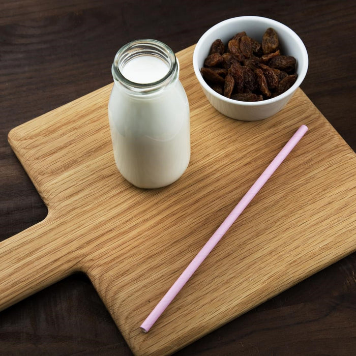 Fiesta Compostable Paper Straws Pink (250 Pack) Fiesta Compostable