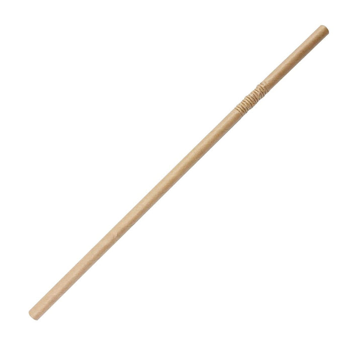 Fiesta Compostable Bendy Paper Straws Kraft (250 Pack) Fiesta Compostable