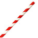 Fiesta Compostable Bendy Paper Straws Red Stripes (250 Pack) Fiesta Compostable