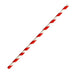 Fiesta Compostable Bendy Paper Straws Red Stripes (250 Pack) Fiesta Compostable