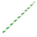 Fiesta Compostable Bendy Paper Straws Green Stripes (250 Pack) Fiesta Compostable
