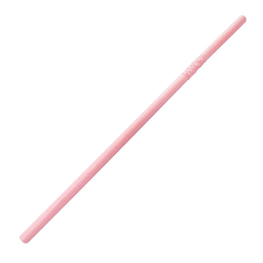 Fiesta Compostable Bendy Paper Straws Pink (250 Pack) Fiesta Compostable